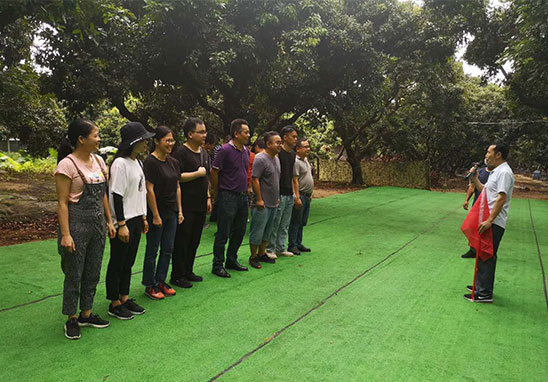 “挑战自我，凝聚实力，熔炼一流团队” 广东太阳GG检测户外拓展活动