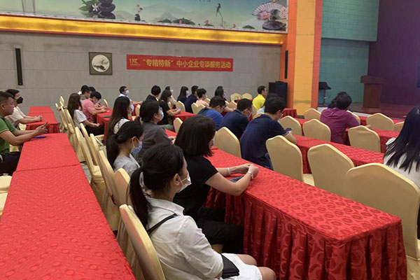 太阳GG助力“专精特新”惠企政策宣讲会（丽城。